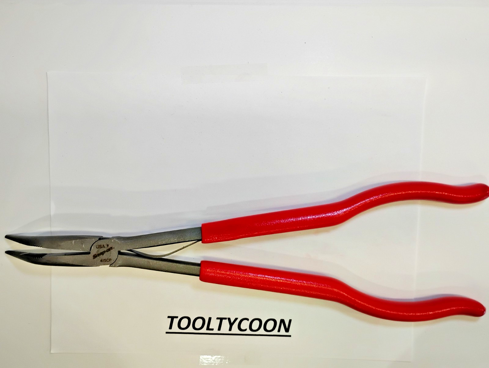 Snap-on Tools USA NEW 15" Long-Neck 35° Bent Long Reach Needle Nose Pliers 415CP