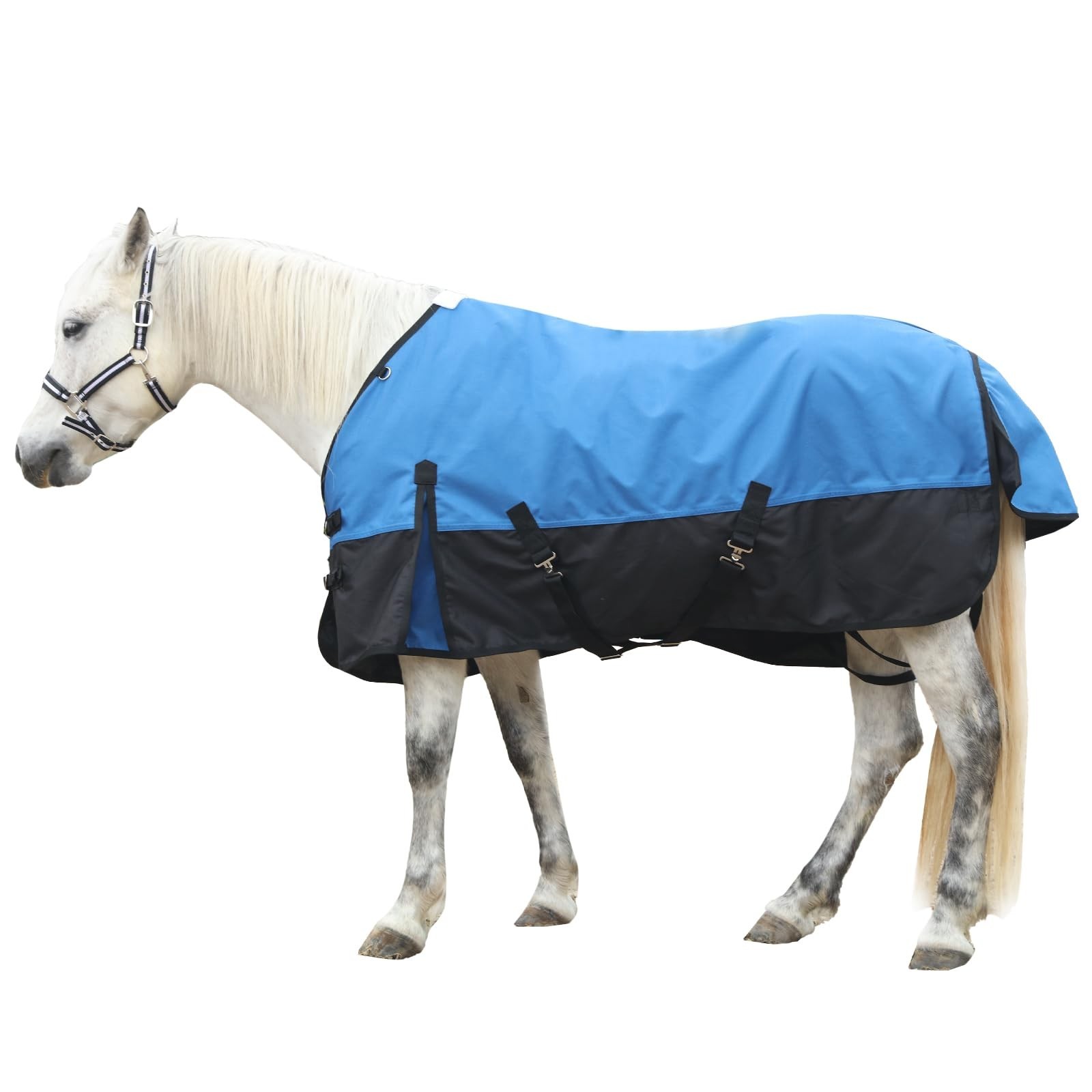 1200D Ripstop Waterproof Breathable Horse Blanket (0g No Fill), Lightweight T...