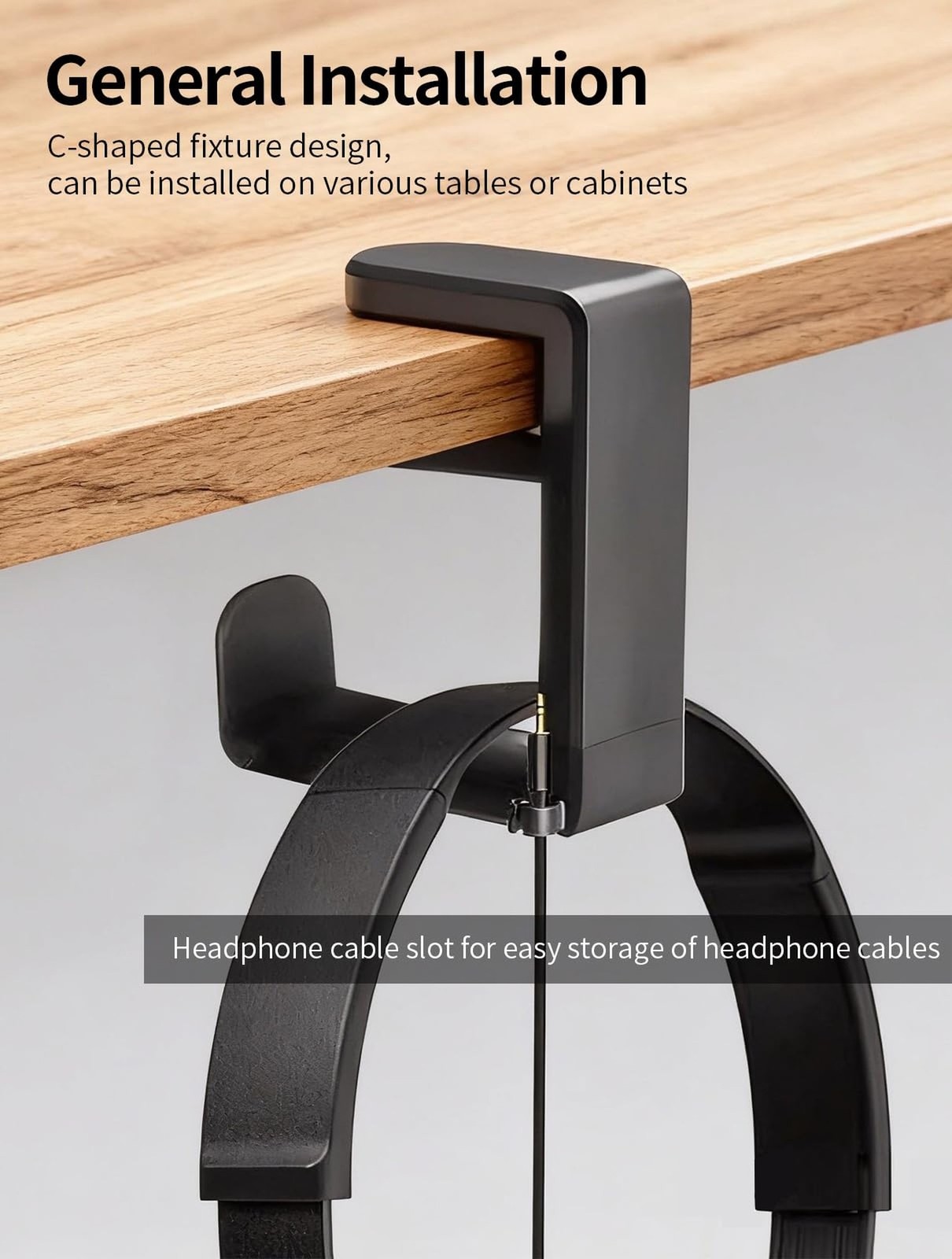 Headphone Hook，Headphone Stand，PC Gaming Headset Holder for Desk&#