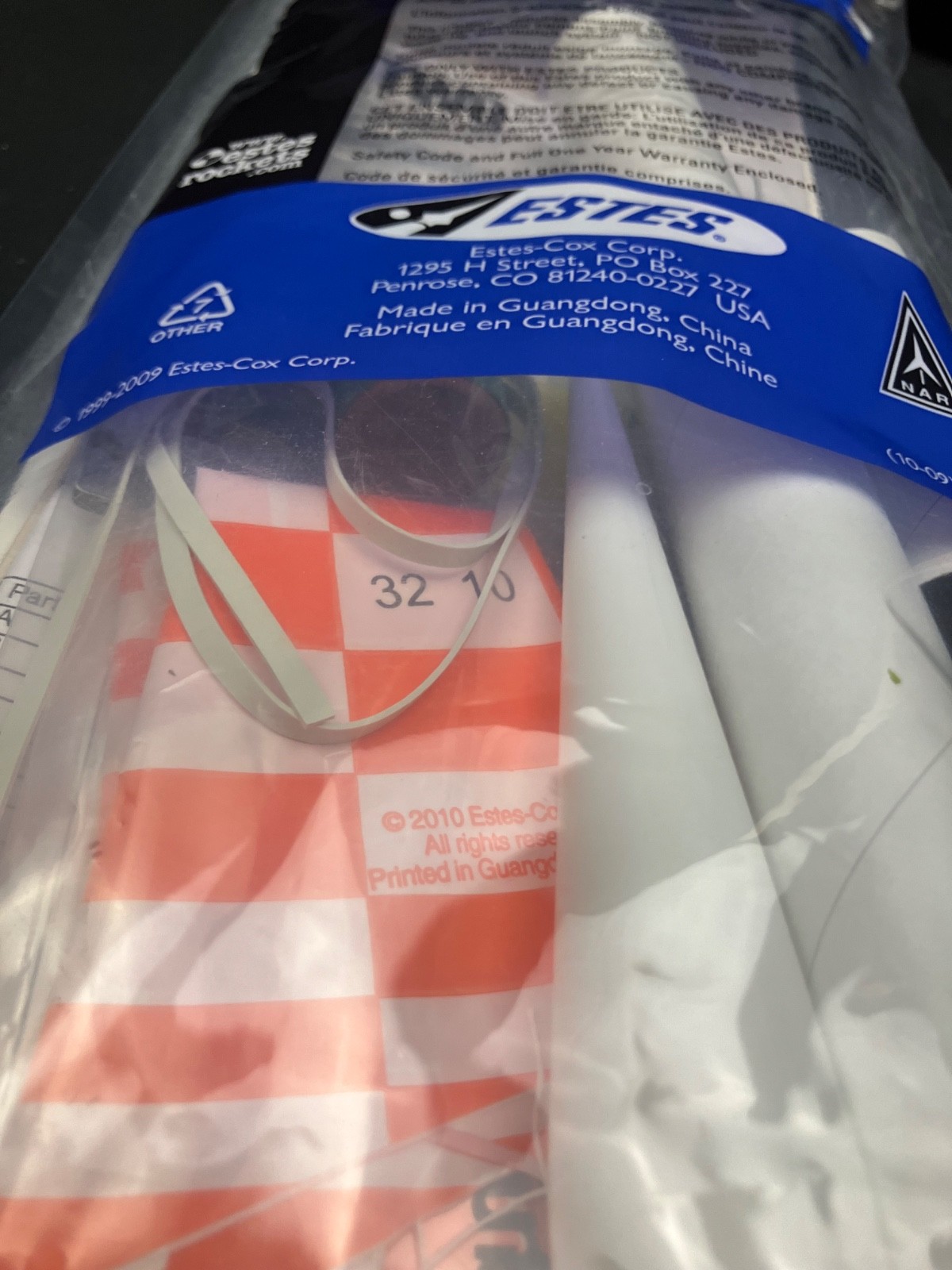 Estes Chuter-Two Flying Model Rocket Kit #3009 - Sealed