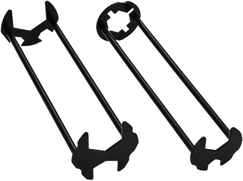 2 Pack Multifunctional Basin Wrench Sink Wrench,Faucet Wrench Kitchen Bathroom