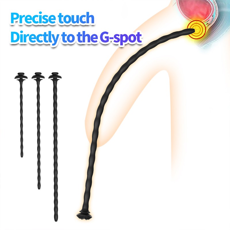 Male Silicone Penis Plug Urethral Sounding Dilator Adult Stretcher-Enhancer Toys