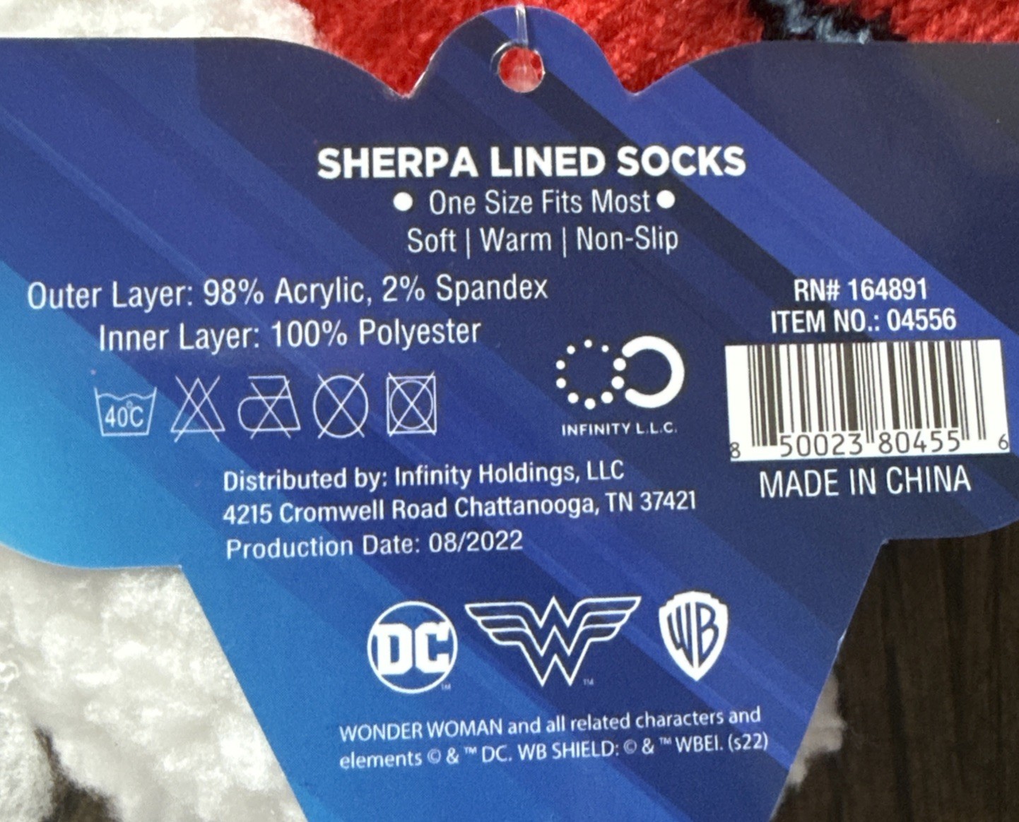 Wonder Woman Sherpa Lined Socks