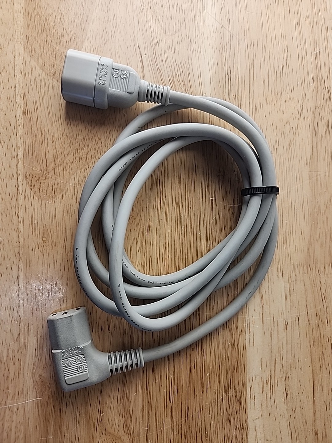 Apple 3-Prong Vintage Computer AC Power Cord (genuine, good condition)