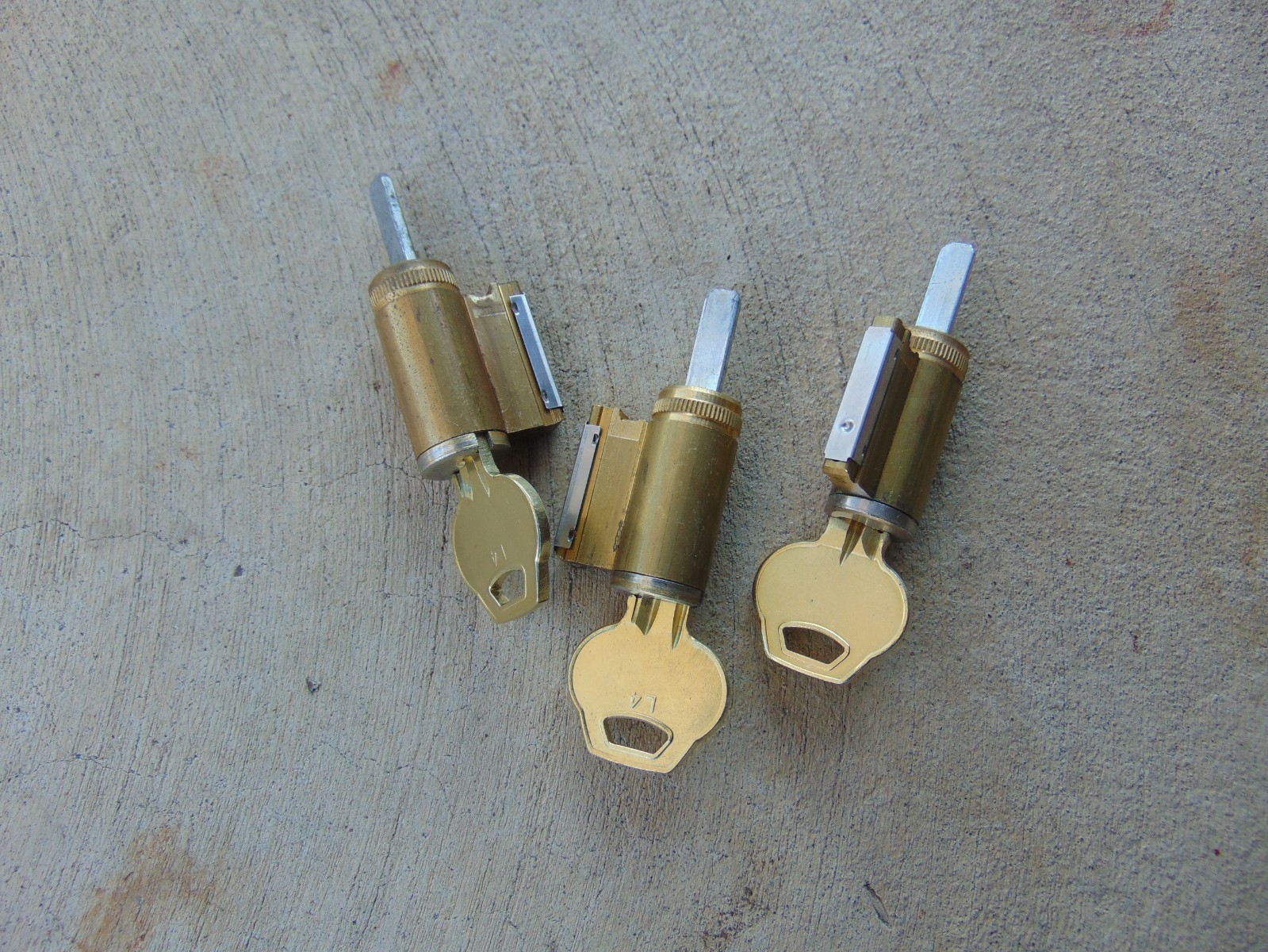 3 L4 CORBIN & RUSSWIN KNOB,DEADLOCK LOCK WITH 5 KEYS LOCKSMITH