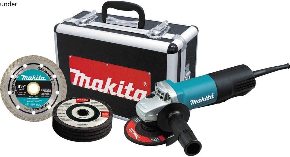 Makita 9557PBX1 4-1/2" Paddle Switch Cut-Off/Angle Grinder, Tool with Case