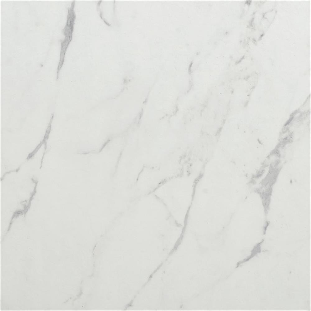Pemberly Row Contemporary Accent White Finish Marble Coffee Table