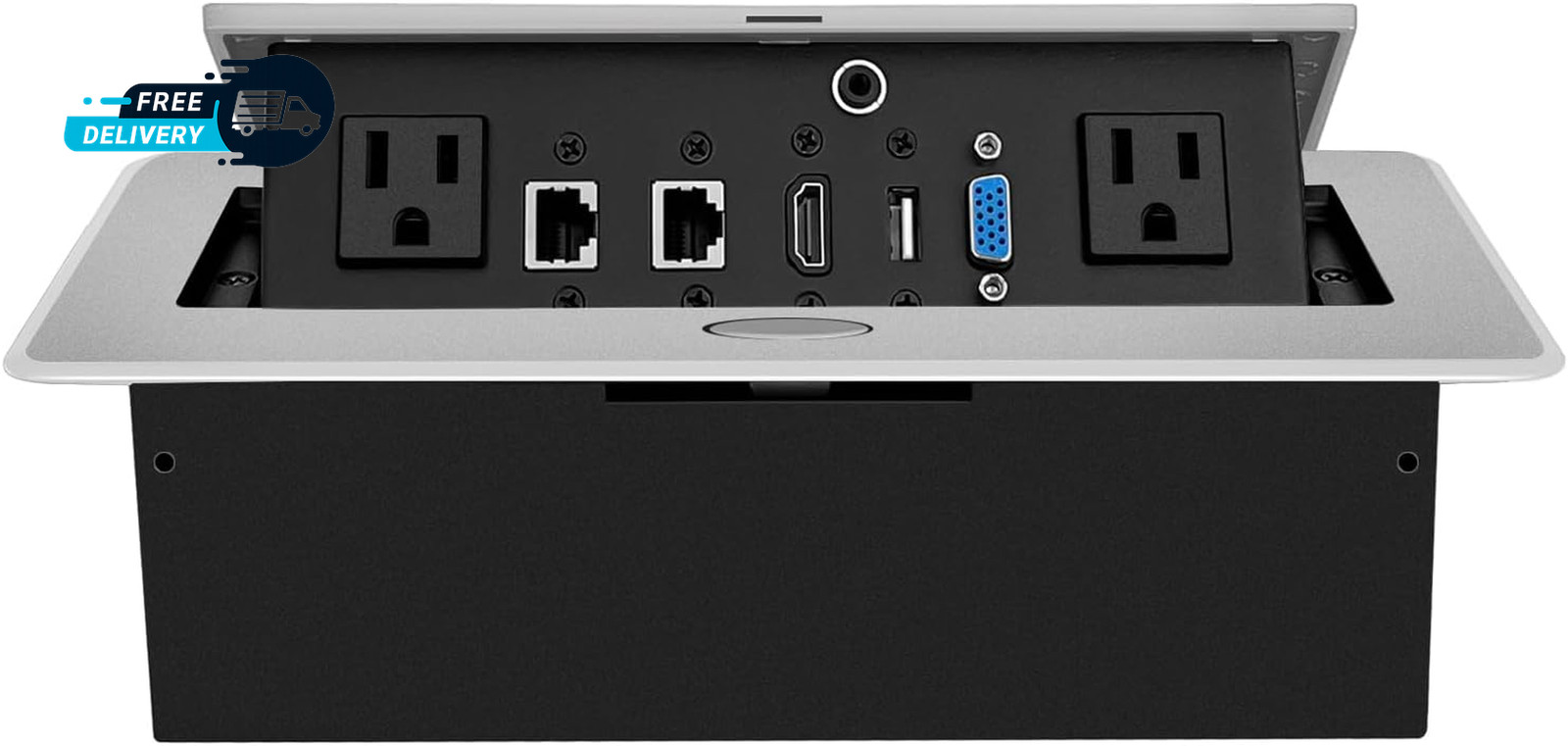 Table Pop up Power Strip Date Hub Connection Box with Outlet Network