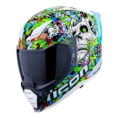 Icon Adult Unisex Ultraflite Doodle 3 Helmet Full Face XS S M L XL 2XL 3XL Multi