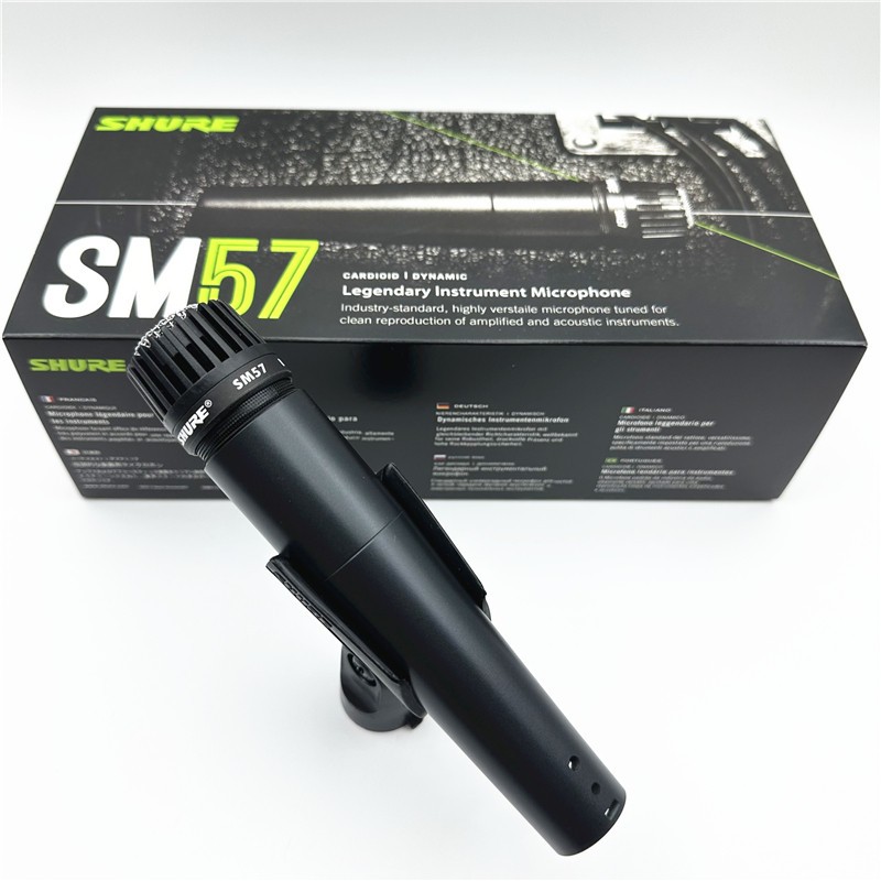Shure SM57-LC Dynamic Microphone Instrument Guitar Piano Bass Mic