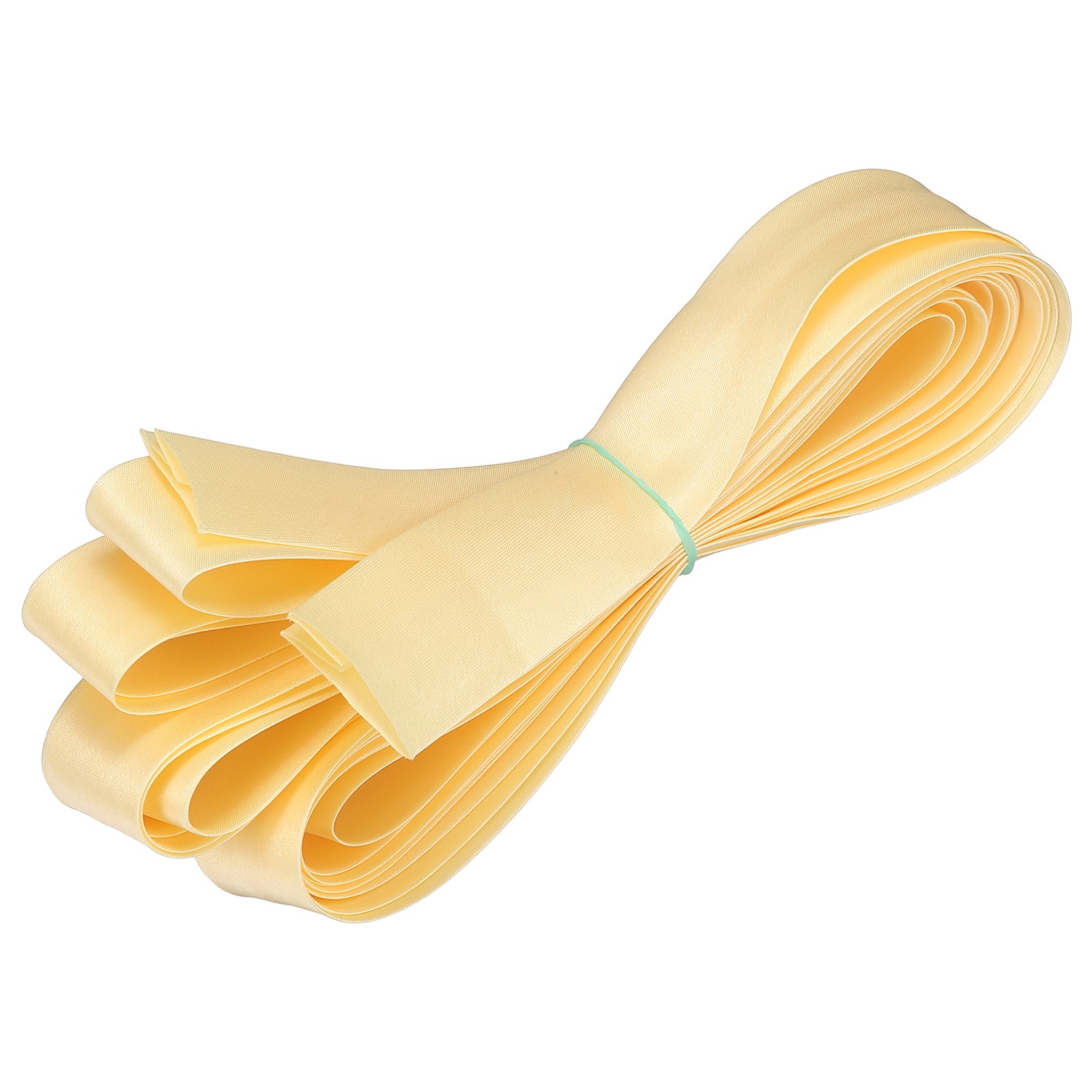 Double Fold Bias Tape 1 Inch x 5.5 Yards Satin Pre-fold Tape Champagne