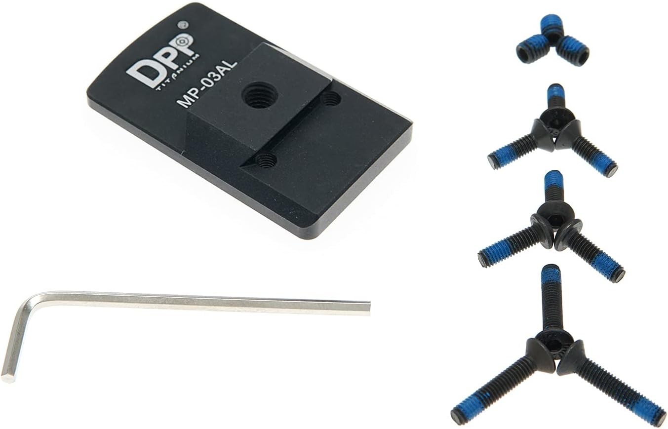 DPP Titanium Dovetail Mount Compatible with Smith Wesson MP Holosun...