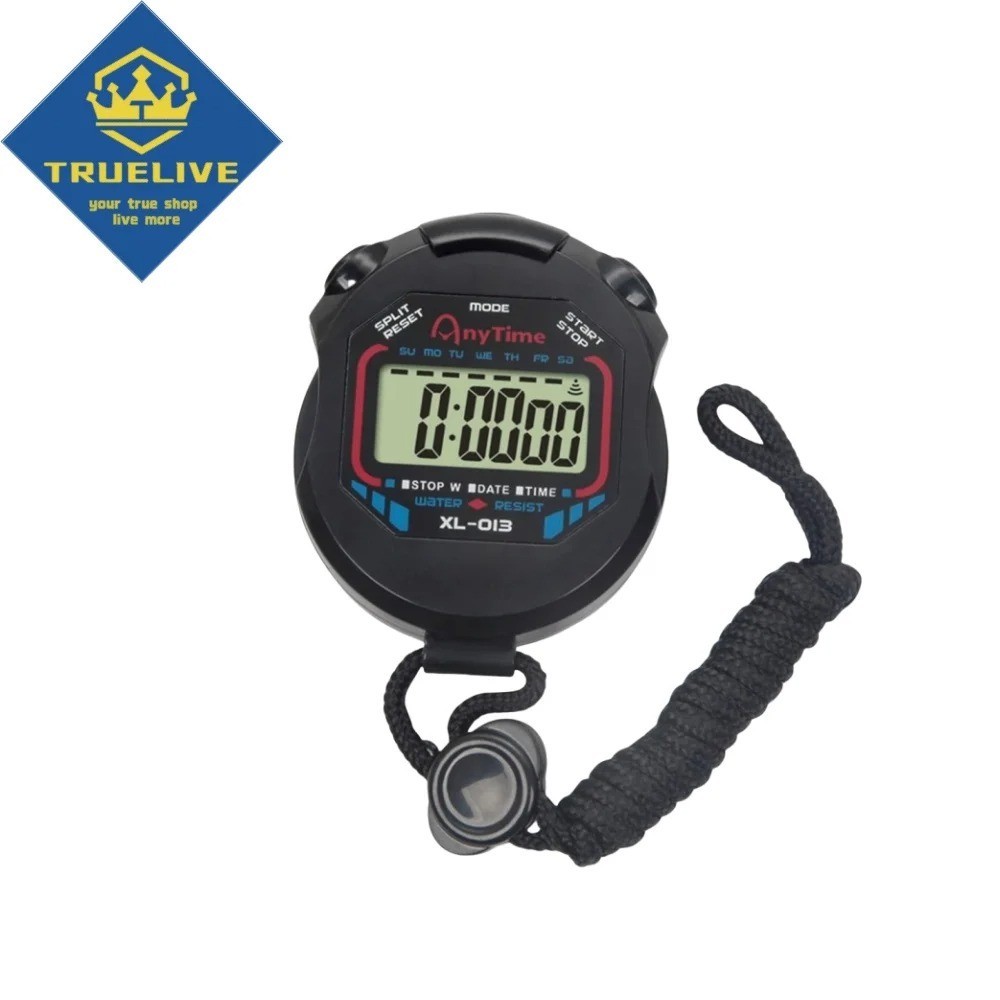1PCS SET Digital Stopwatch Sports Counter Chronograph Date Timer Odometer Watch