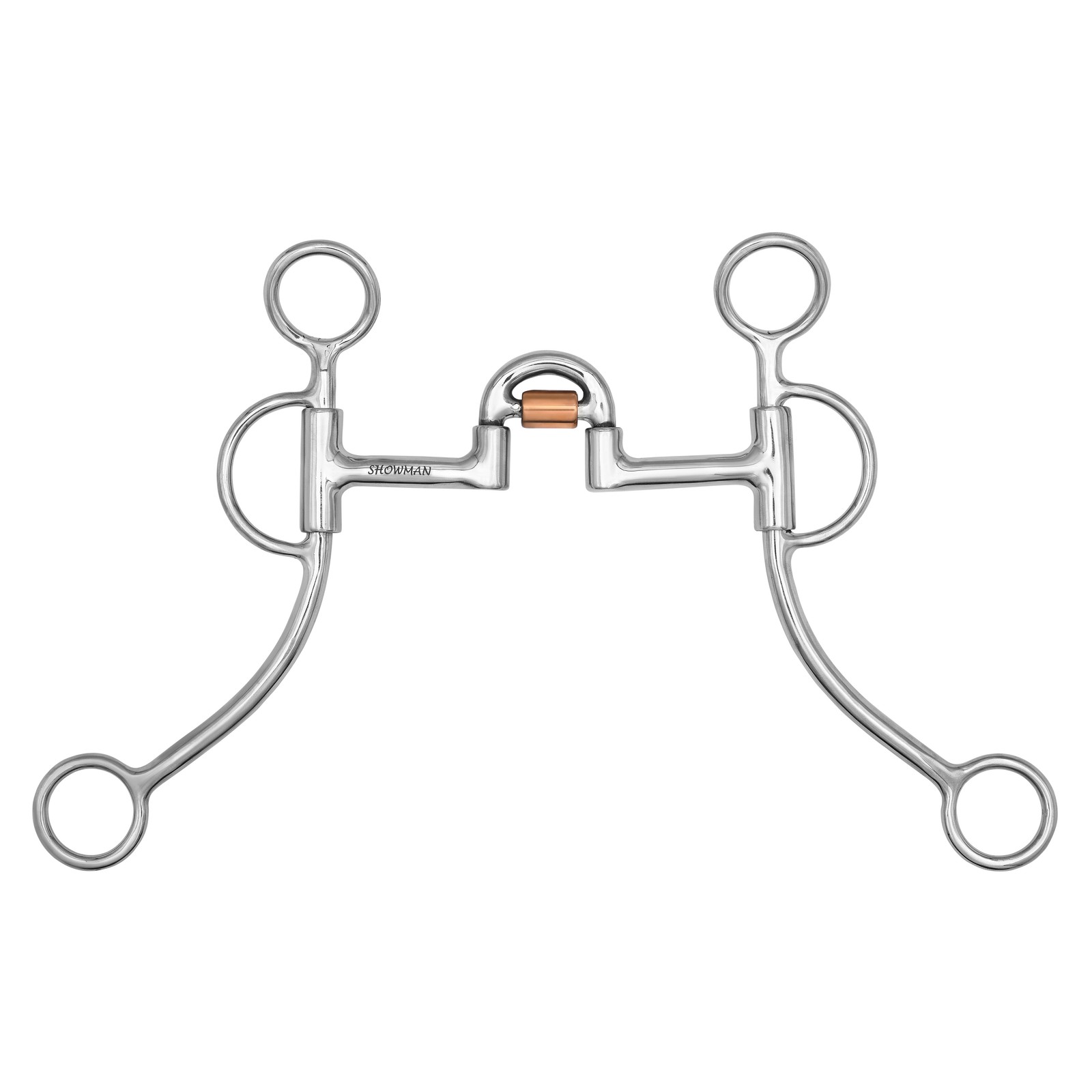 Showman Argentine Correction Copper Roller Port Bit