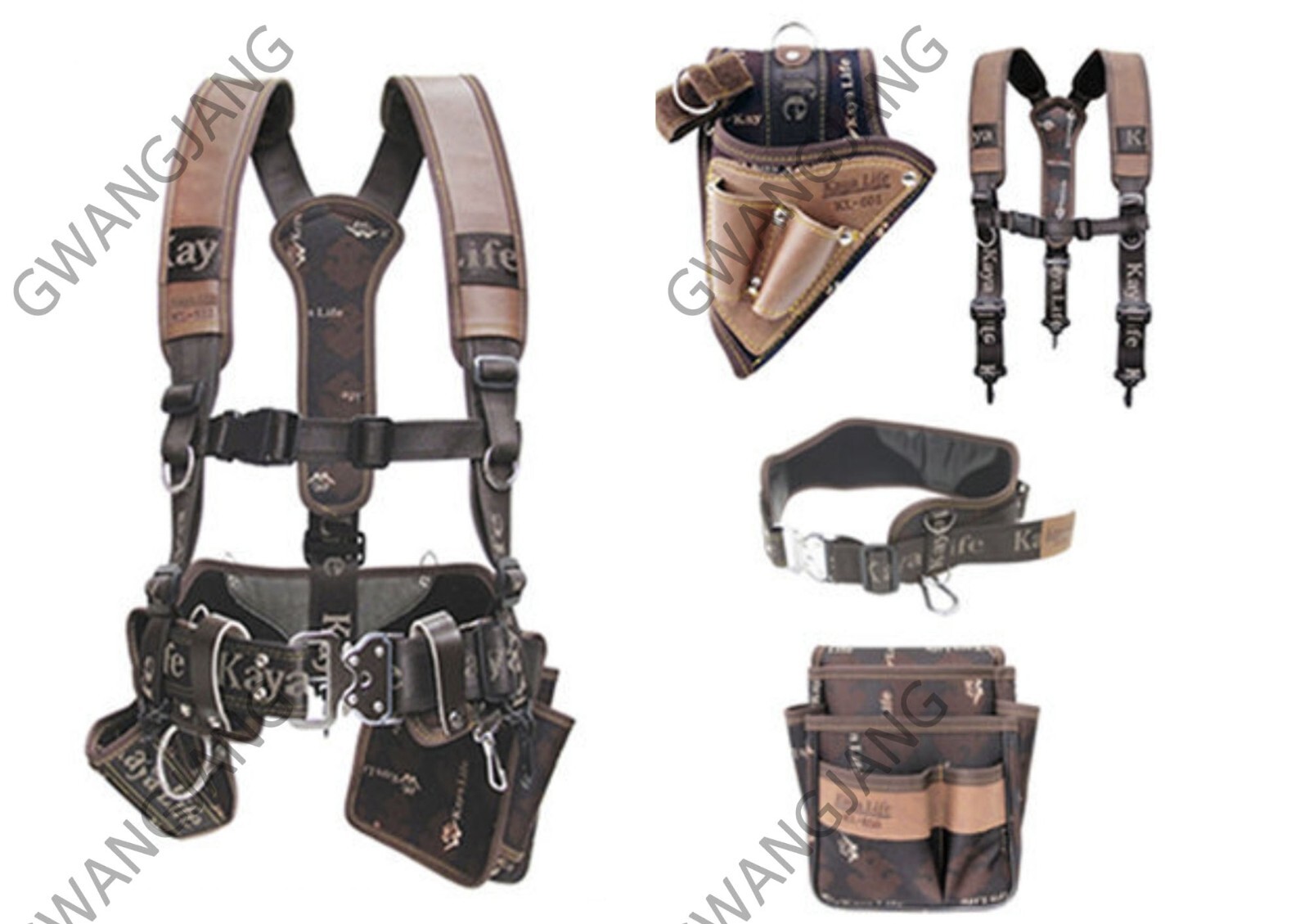 Kaya KL-600 Work Tool Belt Suspenders Drill Pouch Holder DIY Easy Hand Work aa