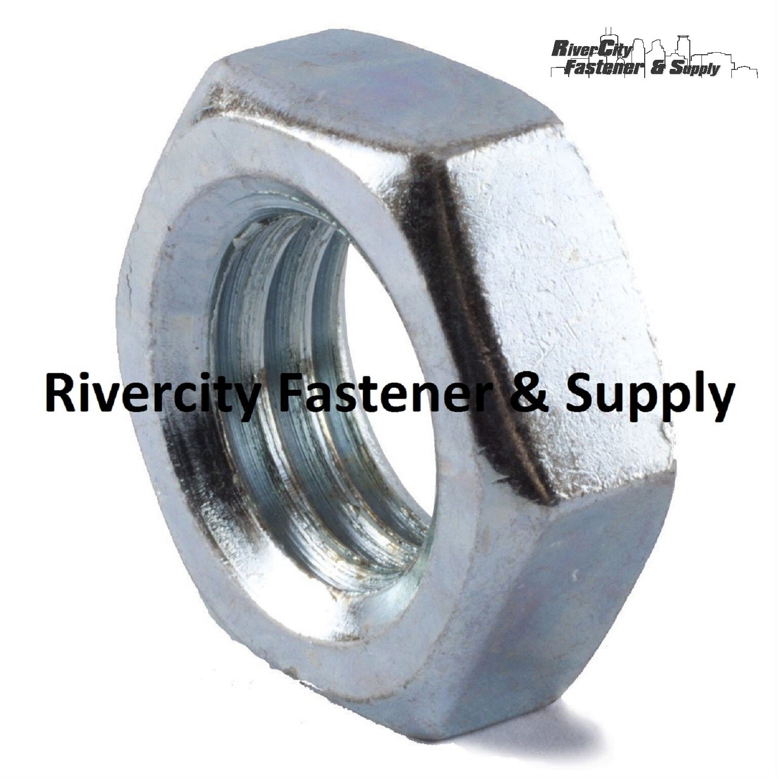 (1) 5/8-18 Reverse / Left Hand Thread Jam / Thin / Half Nut 5/8x18 Nut .625x18