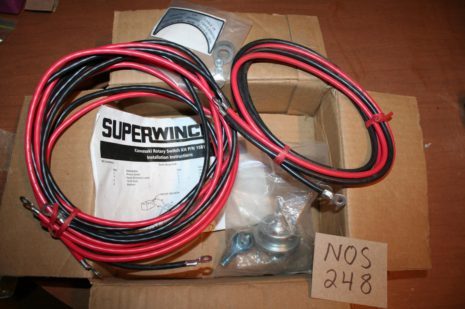 Kawasaski Superwinch Remote Rotary Switch Kit KAF61 1581