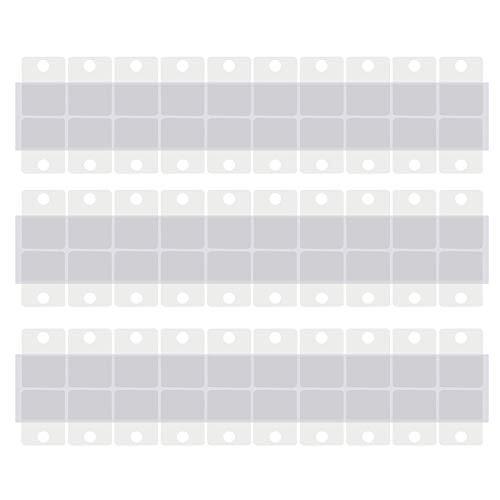 Create idea 300pcs 1.5x1 Inch Pegboard and Slatwall Hook Tabs Adhesive Hanging