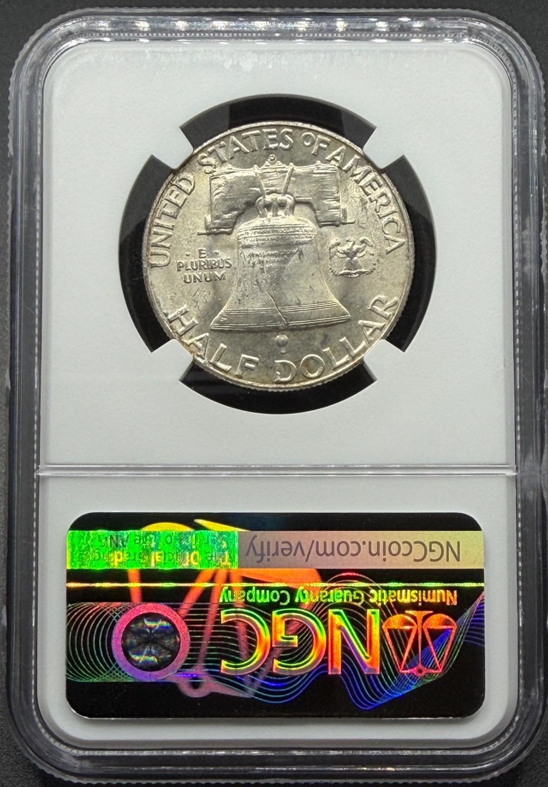 1949-D FRANKLIN SILVER HALF DOLLAR NGC MS65 07XFA26