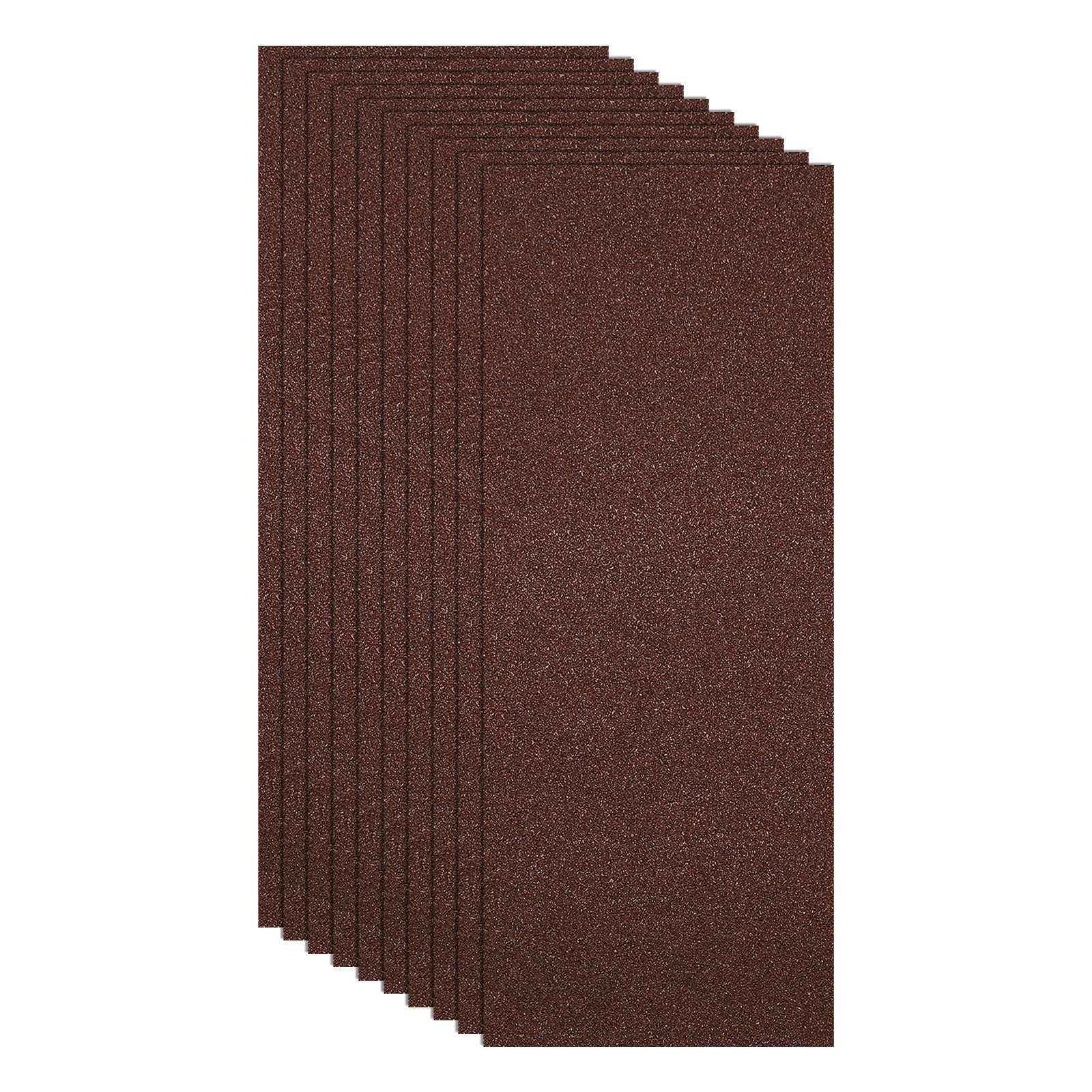 10 Pack 3.6" x 9" Sandpaper, 80 Grit Sand Paper for Wood Furniture Floor