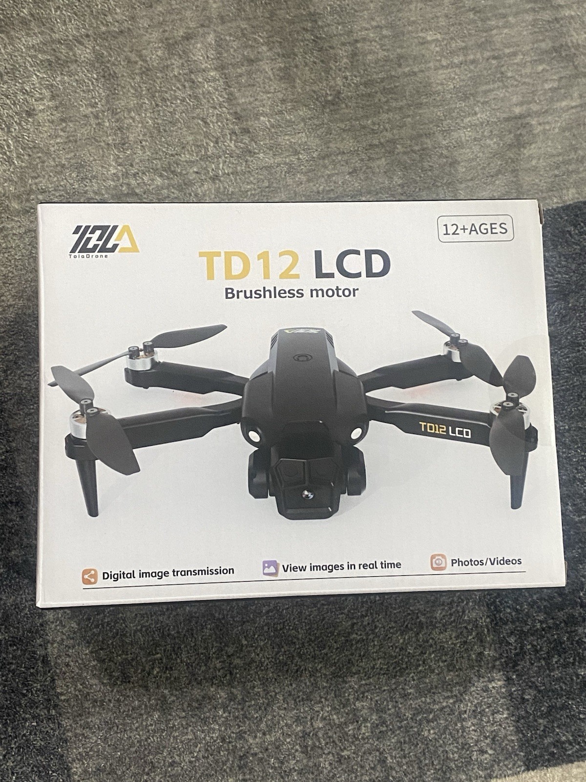 Brushless Motor Drone with LCD Screen Remote Control Drone for Beginners Drones