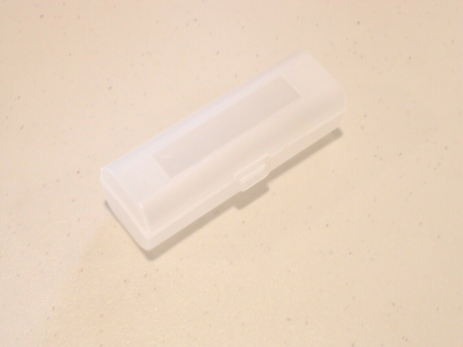 1 pc single bay case 20700 21700 PLASTIC STORAGE HOLDER BOX BATTERY CLEAR