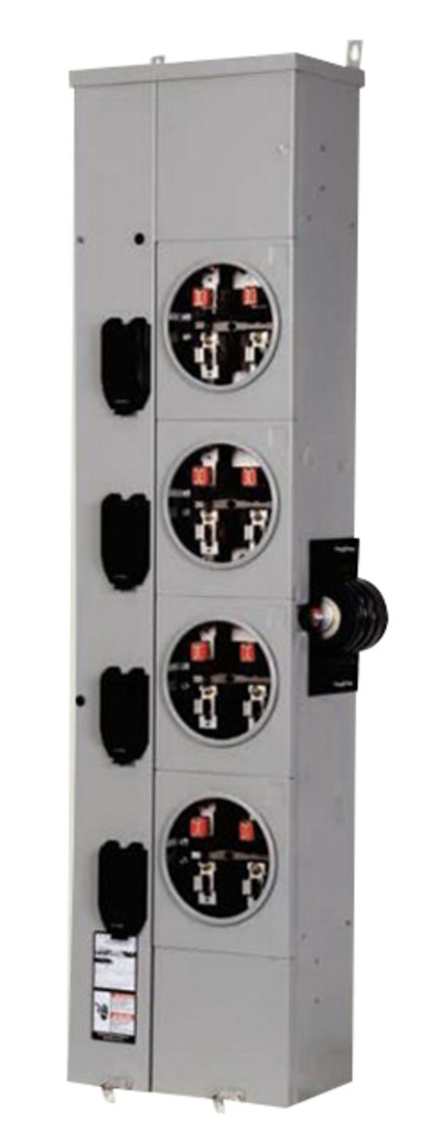 Siemens WMM41125 4-Gang 1200A 125 Amp RING-TYPE Power Mod Meter Socket