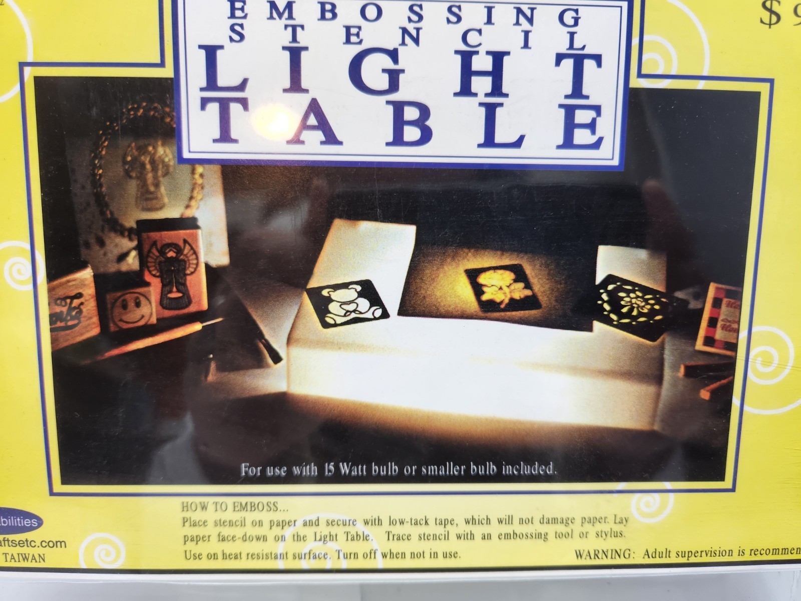 Embossing Stencils, Tool & Light Table Unopened