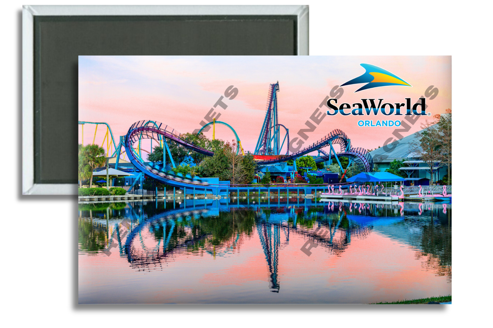 SeaWorld Orlando Florida 2" x 3"  Locker Magnet