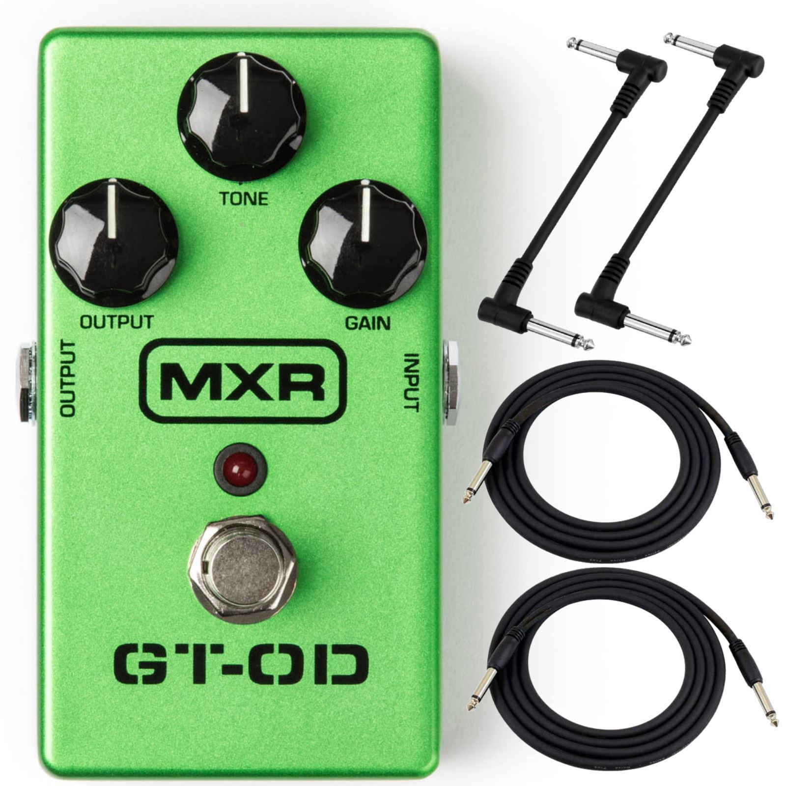 Dunlop MXR M193 GT-OD Overdrive Guitar Effects Pedal with Cables