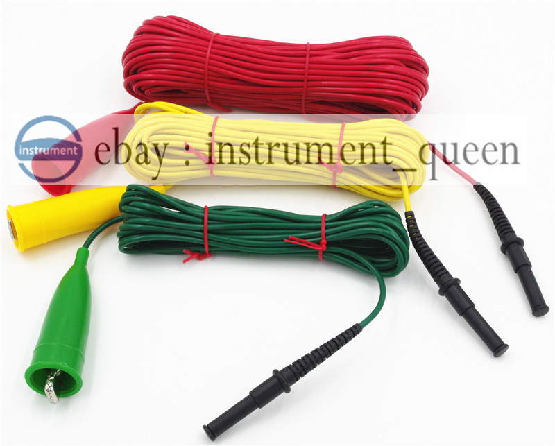 GEO Earth Ground Resistance Tester Meter Test Lead For Kyoritsu 4105A 4102A