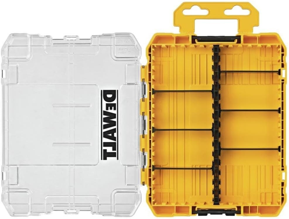 DEWALT Tool Box Tough Case Medium DWAN2190 Stackable 6 dividers organizer