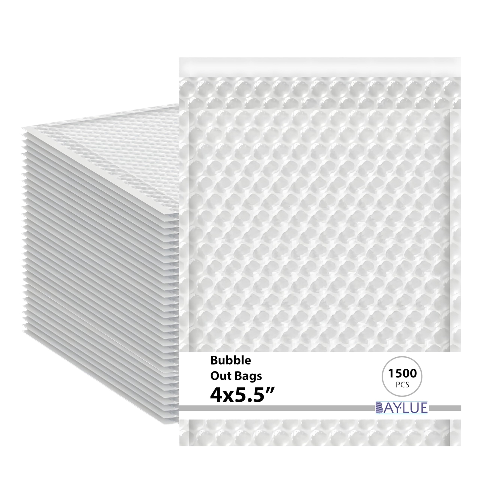 4x5.5 Bubble Out Bag - Bulk Box 1500/cs