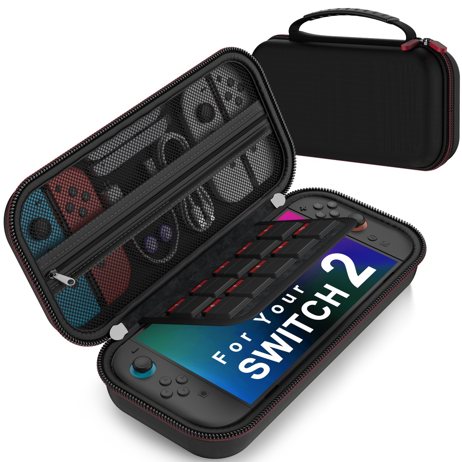 Switch Carrying Case Protective Hard Shell for Nintendo Switch 2/OLED/Lite
