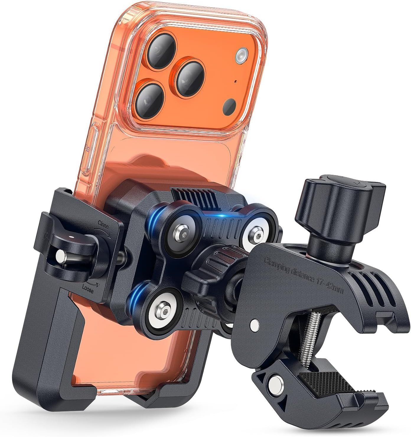 𝐍𝐞𝐰𝐞𝐬𝐭 Anti-Vibration Motorcycle Phone Mount Bike Phone Holder