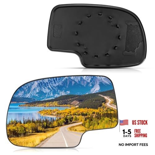 Mirror Glass Compatible with Avalanche Silverado Standard 2000-2006 Tahoe