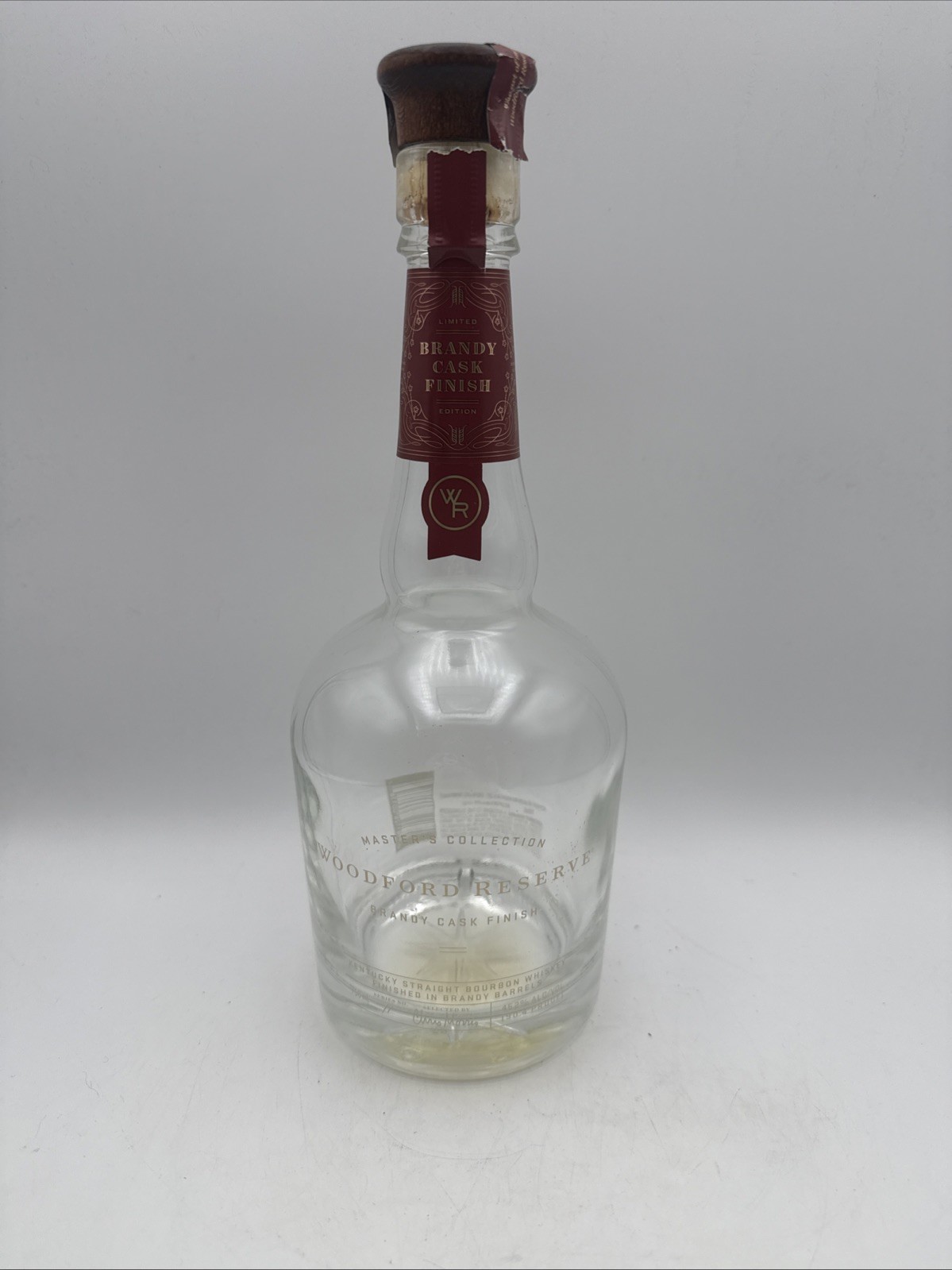 Woodford Reserve LIMITED EDITION Brandy Cask Finish EMPTY  Bottle