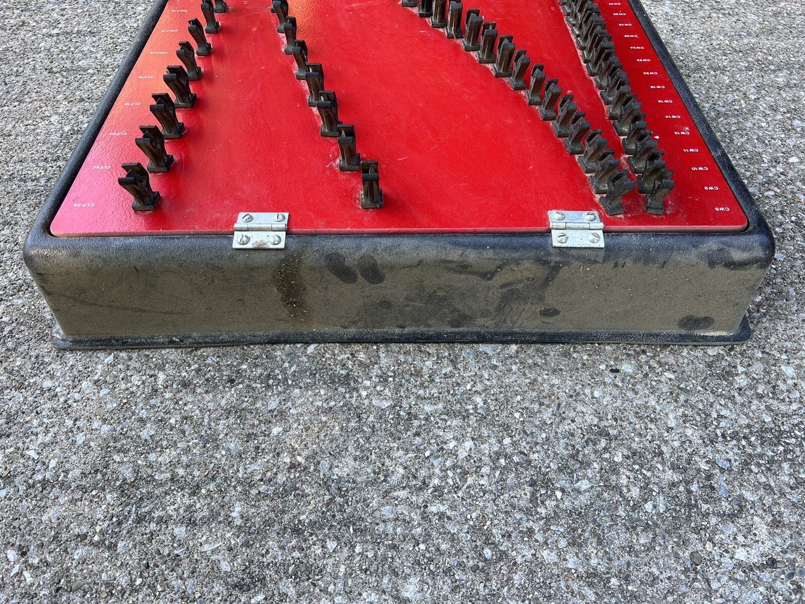 🇺🇸 Mac Tools Wall SAE Wrench Rack Lift Up Hinged Display 3 Shelf 🇺🇸