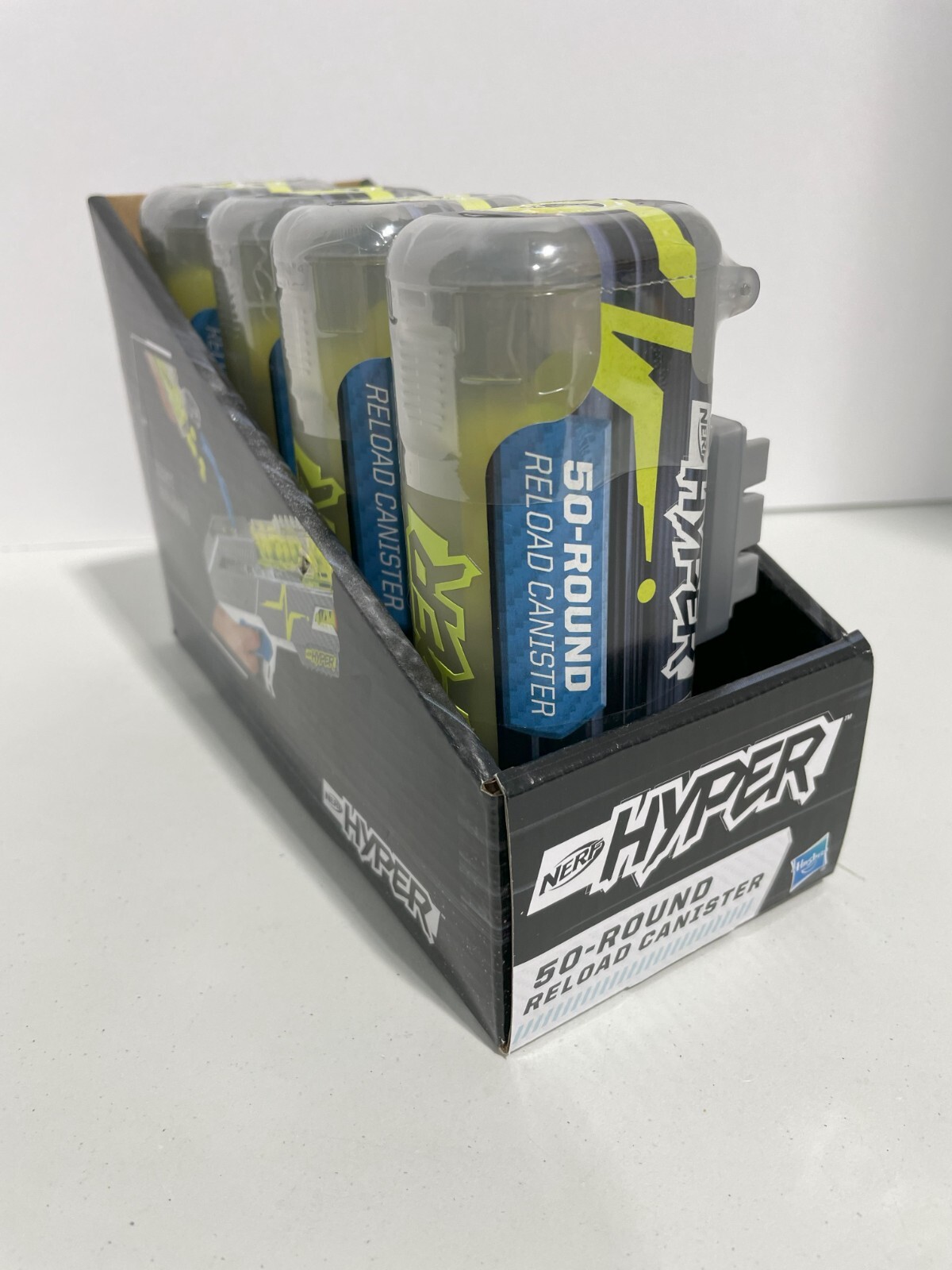 Nerf Hyper 50-Round Refill Reload Canister - 4 Pack Rounds [Total Rounds = 200]