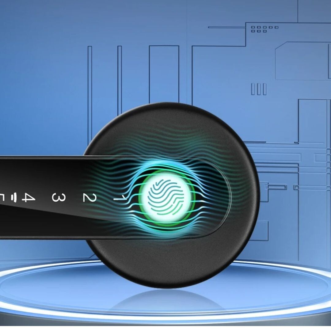 Smart Fingerprint Door Lock – Keypad, App, Card, Key, WiFi Unlock