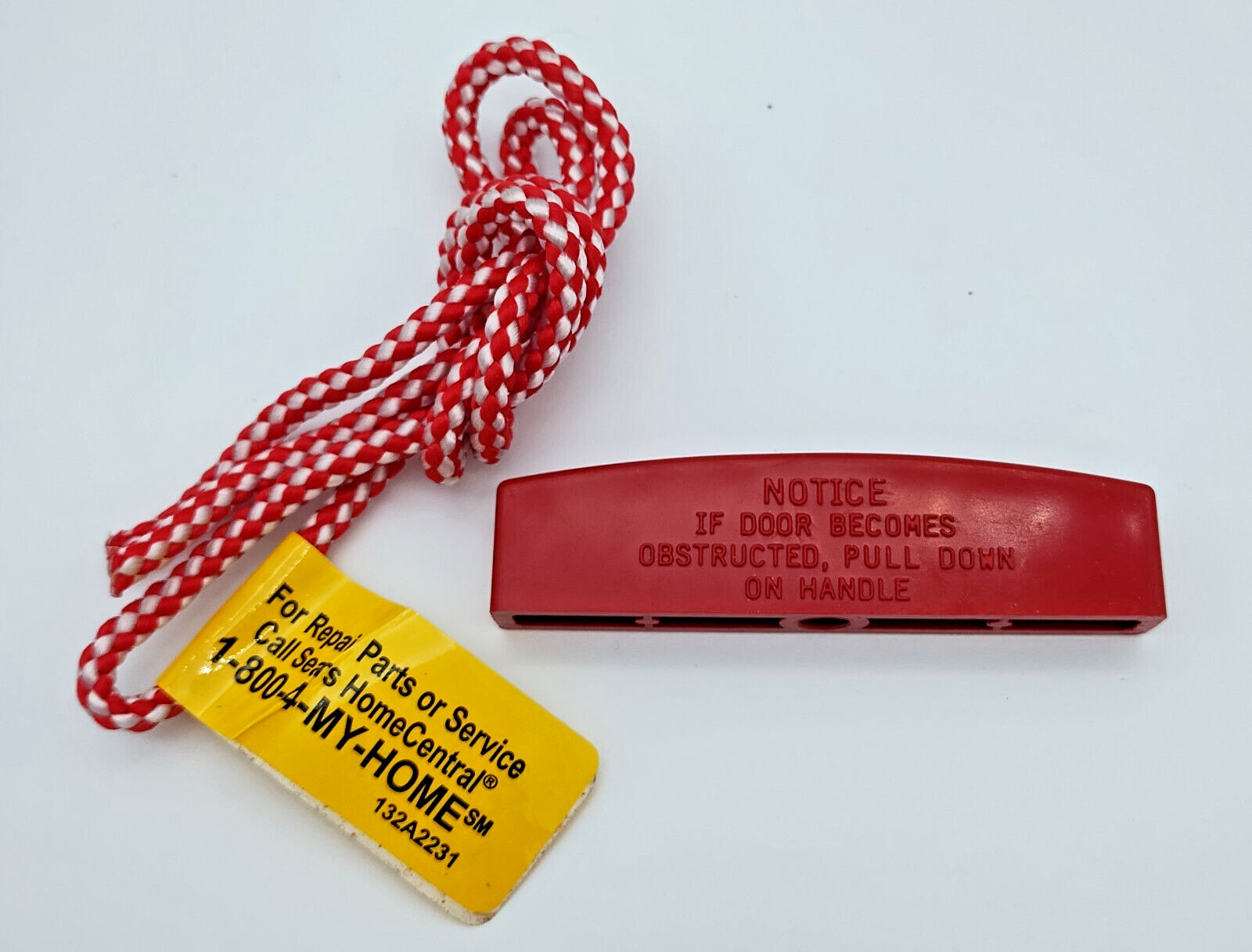 OEM Liftmaster 041A2828 / 41A2828 Rope & Handle Kit Garage Opener Release - RED