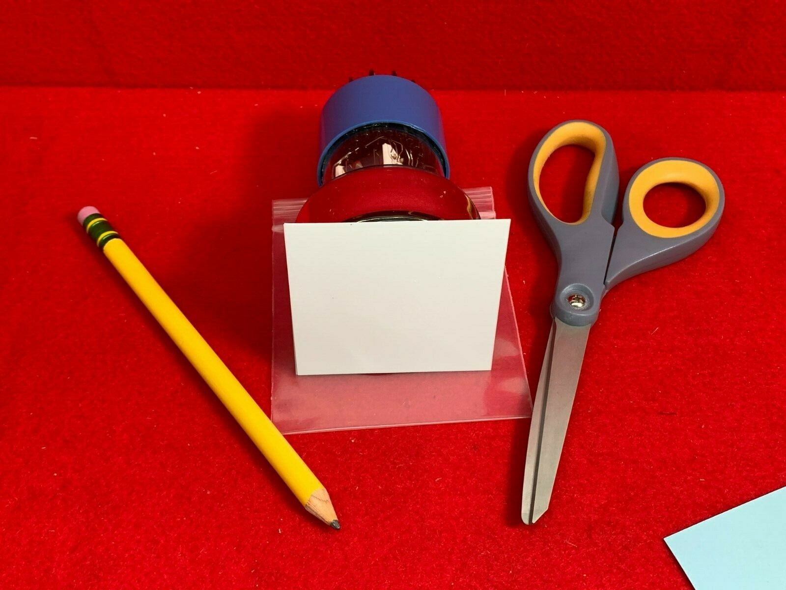 ZnS(Ag) over Thin Film Polyester 5x5" Alpha Radiation Detection Spinthariscope