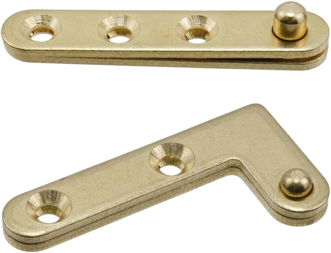 Door Pivot Hinges Cabinet Rotating Hinge Door Fitting Brass Pivot Drawer Hinge (