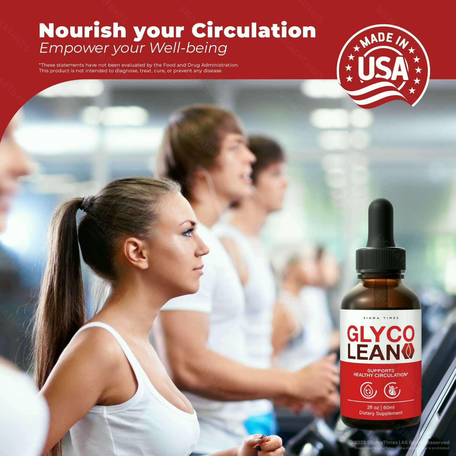 Glyco Lean Drops, Blood Support Supplement, GlycoLean Liquid Formula - 2 Pack