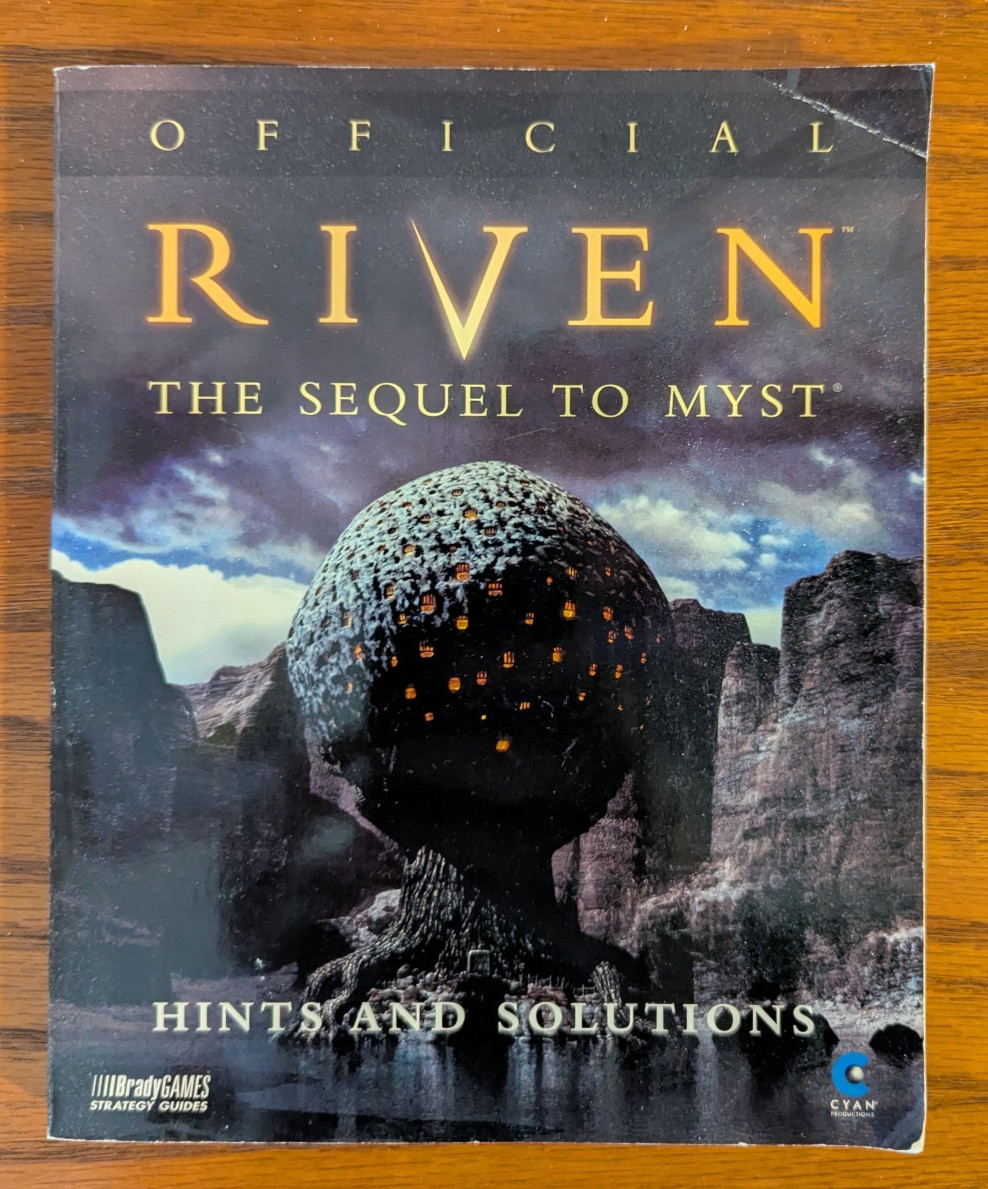 BradyGames Riven: The Sequel to Myst Hints and Solutions Strategy Guide