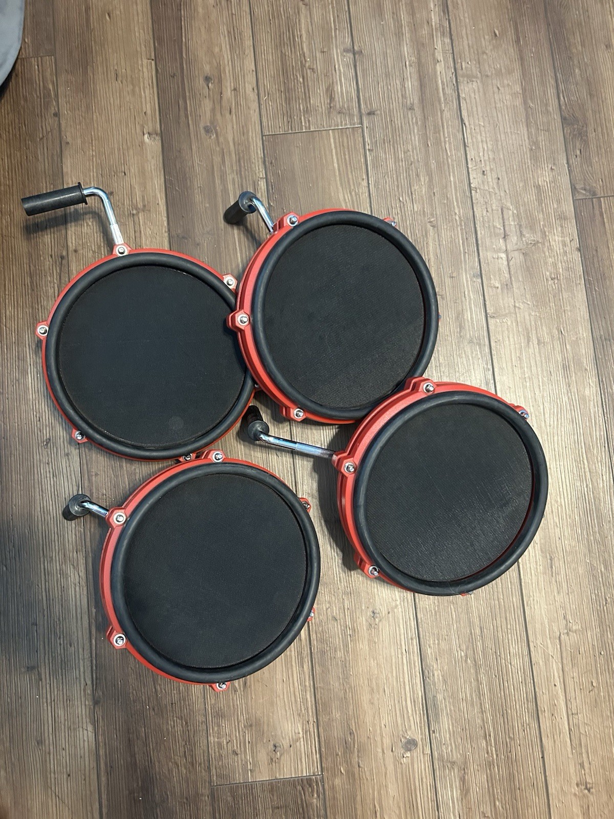 Lot of 3 Alesis Nitro DM7X Electronic Drum 8” Toms & 1 Snare