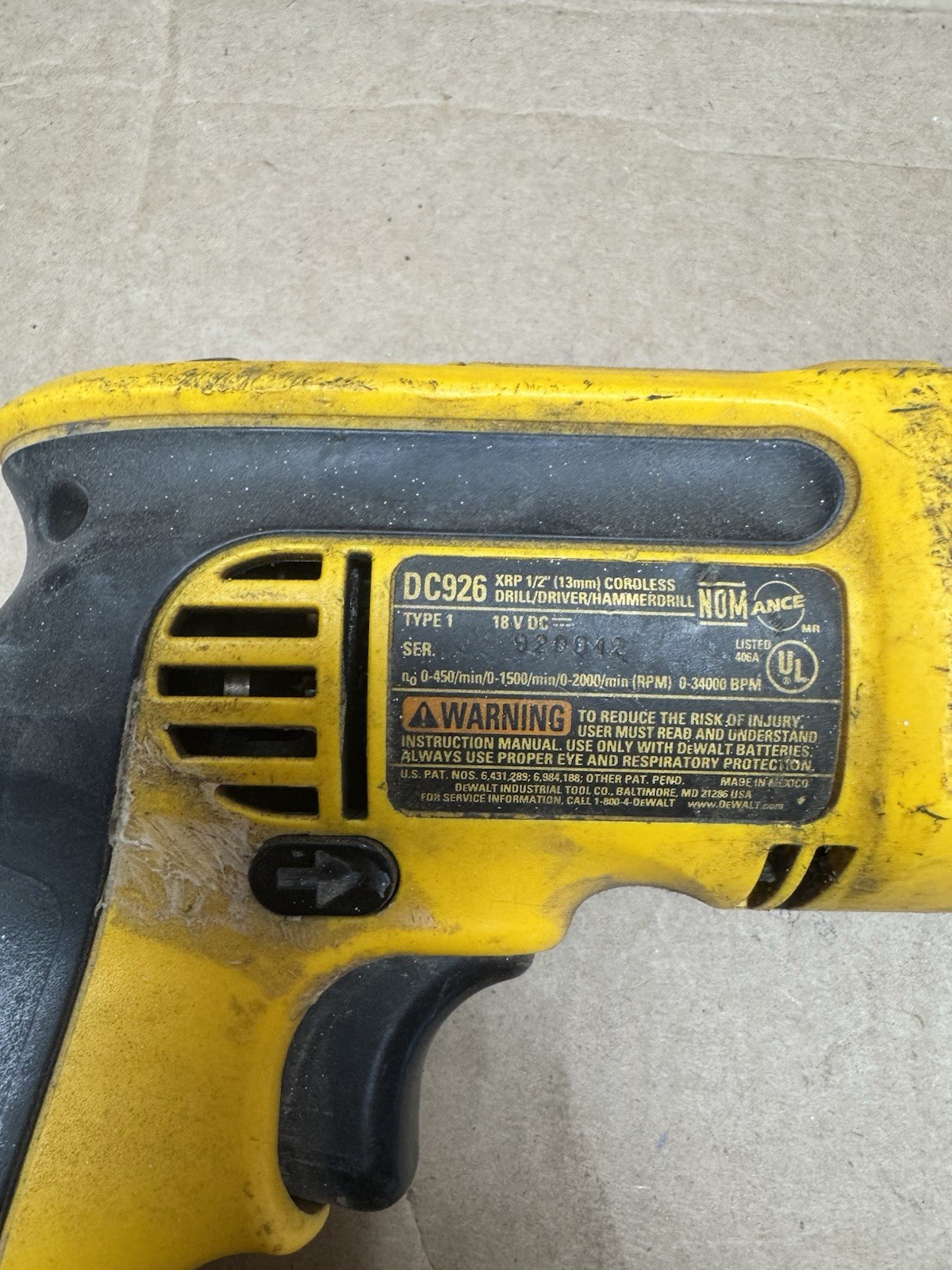 Dewalt DC926 and DW997 Drills Both Tested And Working!