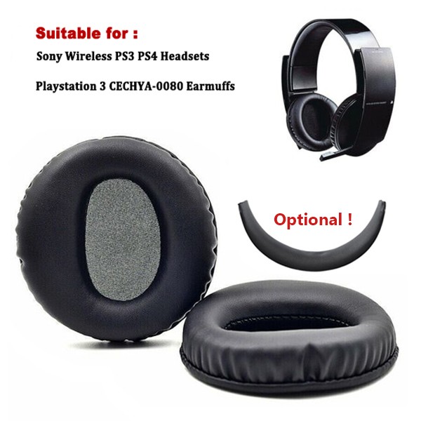 Headphone Ear Pads Ear Cushions For Sony Wireless PS3 PS4 CECHYA-0080 Headset