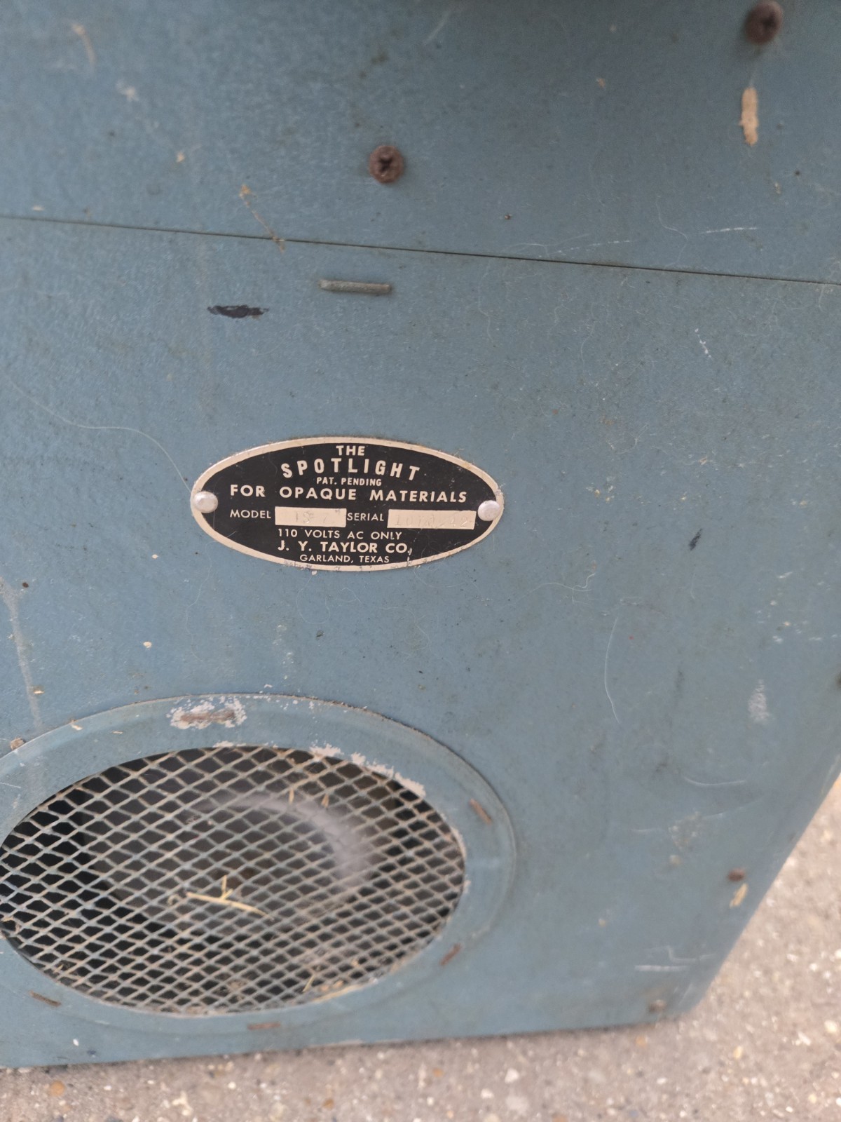 Vintage J.Y. Taylor TS7 Spotlight Opaque Projector