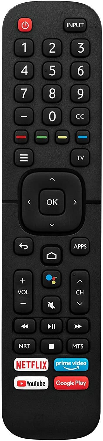 Hisense Universal Remote Control Replacement for All Hisense Android Smart TVs